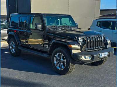 Jeep Wrangler Unlimited 2.2 Mjt II Sahara Nero usata Sassari