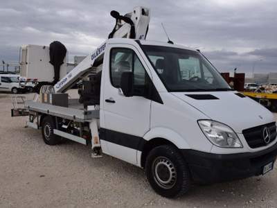 Mercedes-Benz Sprinter T37/35 313 CDI Cabinato PIATTAFORMA AEREA 18 METRI Grigio usata San Vito dei Normanni