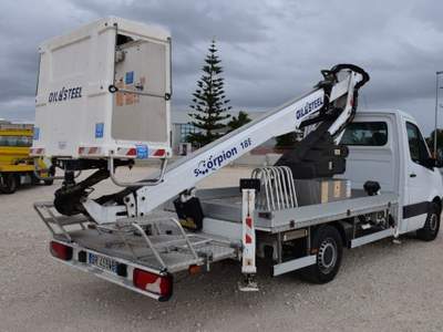 Mercedes-Benz Sprinter T37/35 313 CDI Cabinato PIATTAFORMA AEREA 18 METRI Grigio usata San Vito dei Normanni