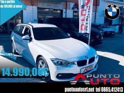 BMW Serie 3 318d d Touring Business Advantage aut. Bianco usata Isernia