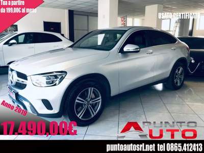 Mercedes-Benz GLC d 4Matic Coupé bus Sport PELLE -TELECAMERA Argento usata Isernia