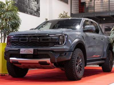 Ford Ranger 3.0 Ecoboost V6 4WD DC 5 posti.MEGA FULL.BLACK.PAC Grigio usata Noventa Vicentina