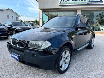 BMW X3 3.0d cat Futura *DESTINATA A OPERATORI DEL SETTORE Nero usata Abano Terme