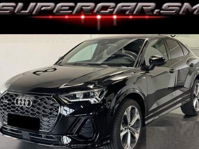 Audi Q3 SPORTBACK 40 TDI QUATTRO S LINE BLACK PACK 20'' Nero usata Rimini