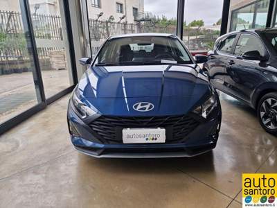 Hyundai i20 1.2 T-GDI 48V DCT Connectline Blu/Azzurro usata Salerno