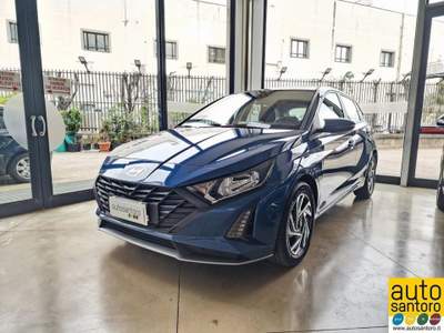 Hyundai i20 1.2 T-GDI 48V DCT Connectline Blu/Azzurro usata Salerno