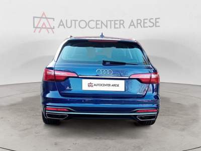 Audi A4 Avant 35 TFSI S tronic Business Advanced Blu/Azzurro usata CARONNO PERTUSELLA