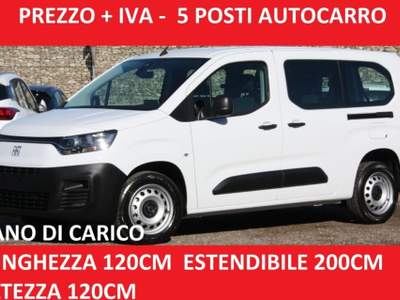 Fiat Doblò 1.5 BlueHdi 100CV Crew Cab COMBI 5 POSTI AUTOCARRO Bianco usata Bernalda