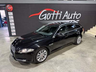Jaguar XF 2.0 TELECAMERA SERVICE PELLE Nero usata San Paolo d'Argon