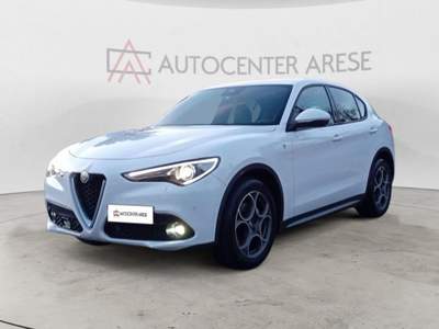 Alfa Romeo Stelvio 2.2 Turbodiesel 210 CV AT8 Q4 Ti Bianco usata CARONNO PERTUSELLA
