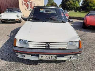 Peugeot 205 CTI 1600 Cabriolet Bianco usata RONCADE