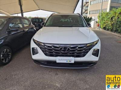 Hyundai Tucson 1.6 CRDi 136CV 48V DCT XLine Bianco usata Salerno