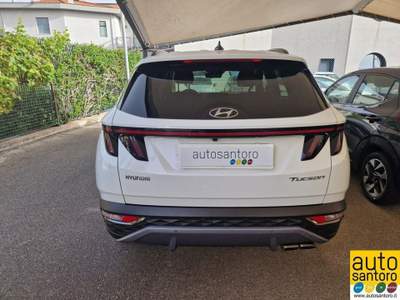 Hyundai Tucson 1.6 CRDi 136CV 48V DCT XLine Bianco usata Salerno