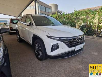 Hyundai Tucson 1.6 CRDi 136CV 48V DCT XLine Bianco usata Salerno