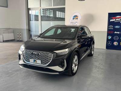 Audi Q4 Q4 40 e-tron S line edition Unicop.GancioTraino Nero usata Verona