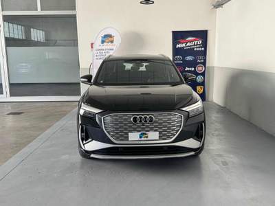 Audi Q4 Q4 40 e-tron S line edition Unicop.GancioTraino Nero usata Verona