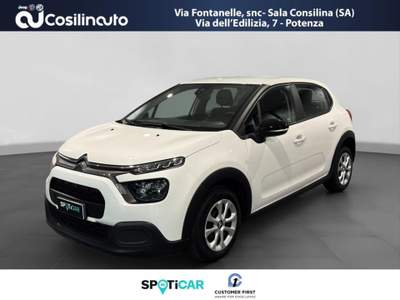 Citroen C3 BlueHDi 100 CV S&S Shine Pack MY21 Bianco usata Sala Consilina