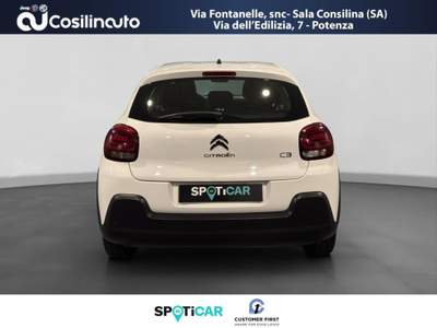 Citroen C3 BlueHDi 100 CV S&S Shine Pack MY21 Bianco usata Sala Consilina