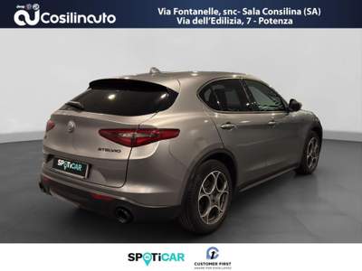 Alfa Romeo Stelvio 2.2 Turbodiesel 190 CV AT8 Q4 Sprint MY20 Grigio usata Sala Consilina