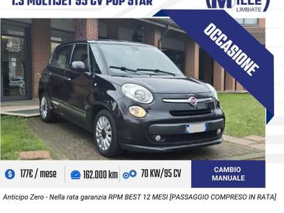 Fiat 500L 1.3 Multijet 95 CV Pop Star Nero usata Limbiate