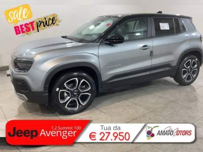 Jeep Avenger 1.2 turbo Summit fwd 100cv Grigio usata Mazzarrone