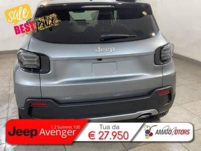 Jeep Avenger 1.2 turbo Summit fwd 100cv Grigio usata Mazzarrone