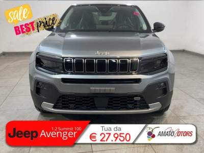 Jeep Avenger 1.2 turbo Summit fwd 100cv Grigio usata Mazzarrone
