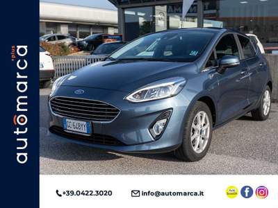 Ford Fiesta 1.1 75 CV 5 porte Titanium Blu/Azzurro usata Silea