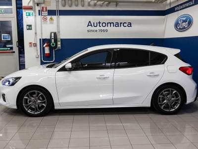 Ford Focus 1.0 EcoBoost Hybrid 125 CV 5p. ST-Line Bianco usata Silea
