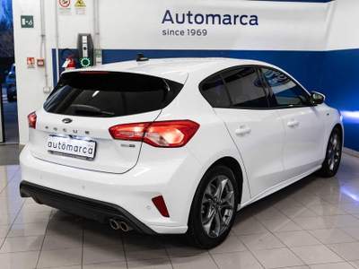 Ford Focus 1.0 EcoBoost Hybrid 125 CV 5p. ST-Line Bianco usata Silea