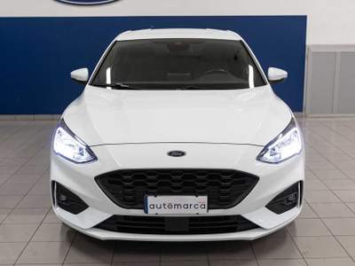 Ford Focus 1.0 EcoBoost Hybrid 125 CV 5p. ST-Line Bianco usata Silea