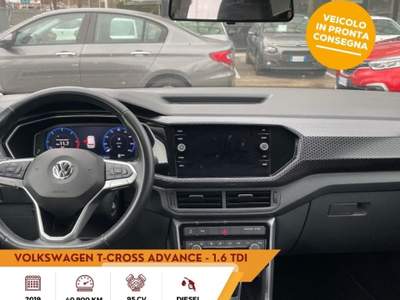 Volkswagen T-Cross 1.6 TDI SCR Advanced BMT Blu/Azzurro usata Sassari