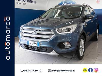 Ford Kuga 1.5 TDCI 120 CV S&S 2WD Powershift Edition Blu/Azzurro usata Silea
