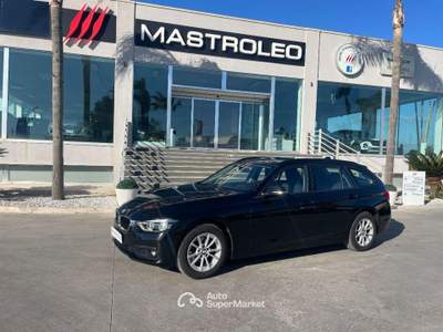 BMW Serie 3 318d 318d Touring Business Advantage aut. Nero usata Lucugnano