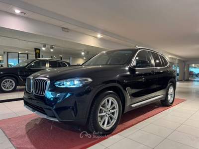 BMW X3 xdrive20d mhev 48V auto FULL PELLE*BELLISSIMA*KM C Nero usata CONEGLIANO