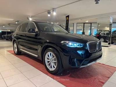 BMW X3 xdrive20d mhev 48V auto FULL PELLE*BELLISSIMA*KM C Nero usata CONEGLIANO