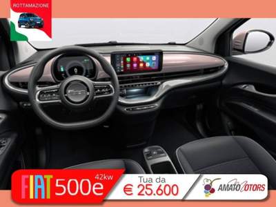 Fiat 500 500e 42 kWh usata Mazzarrone