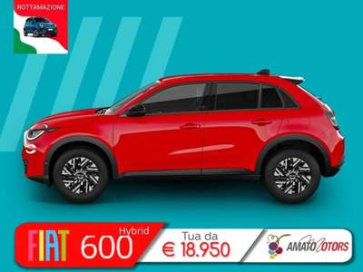 Fiat 600 1.2 hybrid Rosso usata Mazzarrone