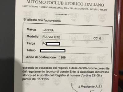 Lancia Fulvia GTE Blu/Azzurro usata Gaglianico Lancia Fulvia GTE Blu/Azzurro usata Gaglianico