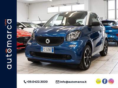 Smart ForTwo 60 1.0 Black Passion Blu/Azzurro usata Silea