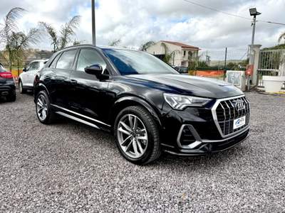 Audi Q3 Q3 2.0TDI S-line FULL LED PELLE NAVI 360 B E O RETROCAMERA MATRIX Nero usata Villarosa