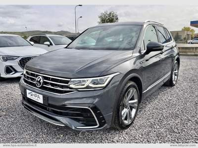 Volkswagen Tiguan Tiguan 2.0TDI R-LINE FULL LED NAVI AID ACTIVE INFO DISPLAY PELLE RETROCAMERA Grigio usata Villarosa