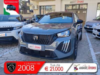 Peugeot 2008 1.2 puretech Active Pack s Grigio usata Mazzarrone