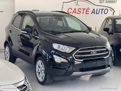 Ford EcoSport EcoSport 1.0 EcoBoost 125 CV S&S Titanium                                                         Nero usata Valsamoggia