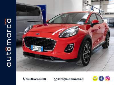 Ford Puma 1.0 EcoBoost Hybrid 125 CV S&S Titanium Rosso usata Silea