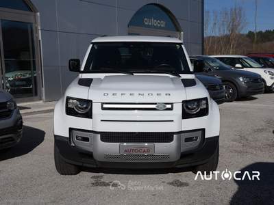 Land Rover Defender Defender 110 2.0 Si4 300 CV AWD Auto HSE 7 POSTI Bianco usata Carsoli