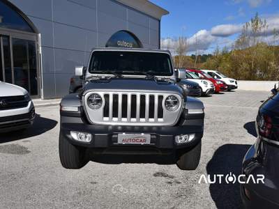 Jeep Wrangler Wrangler Unlimited 2.2 Mjt II Sahara OVERLAND PACK Argento usata Carsoli