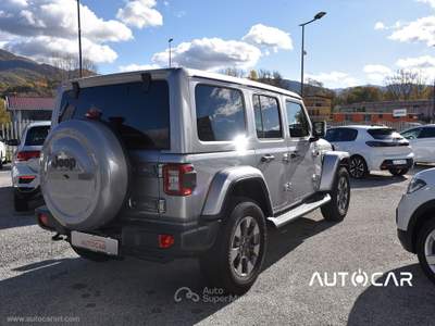 Jeep Wrangler Wrangler Unlimited 2.2 Mjt II Sahara OVERLAND PACK Argento usata Carsoli