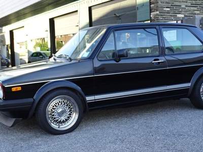 Volkswagen Golf 1600 3 porte GTI   ASI TARGA ORO Nero usata Calolziocorte