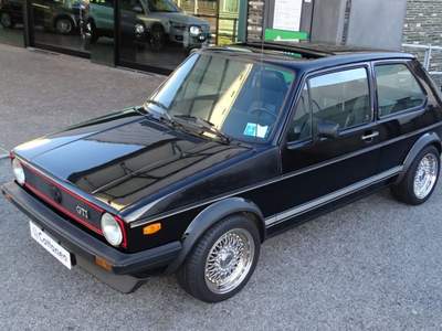 Volkswagen Golf 1600 3 porte GTI   ASI TARGA ORO Nero usata Calolziocorte